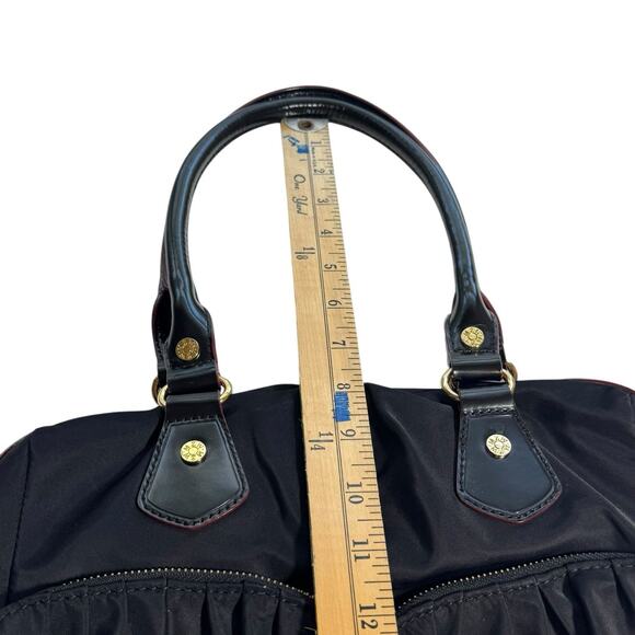 MZ Wallace Paige Nylon Black with Leather Trim Shoulder Bag Purse Handbag - Picture 11 of 11